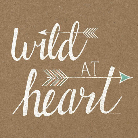 Wild at Heart Gold Ornate Wood Framed Art Print with Double Matting by Marshall, Laura