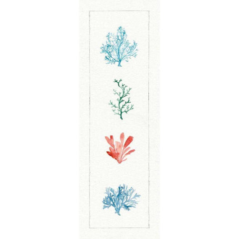 Water Coral VIII Black Modern Wood Framed Art Print by Audit, Lisa