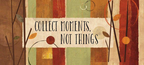Modern Forest Quote IV Black Ornate Wood Framed Art Print with Double Matting by Charron, Veronique