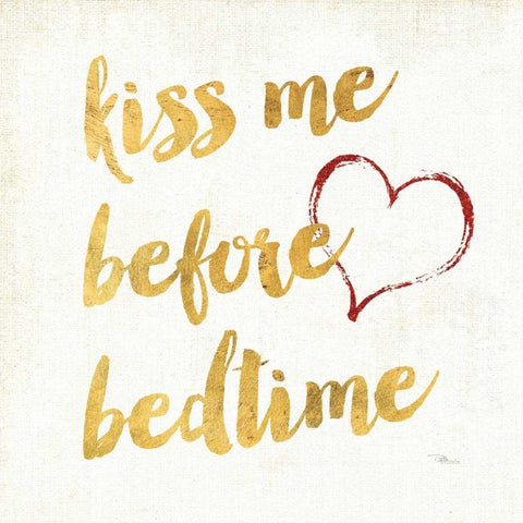 Goodnight II Gold Ornate Wood Framed Art Print with Double Matting by Pela Studio