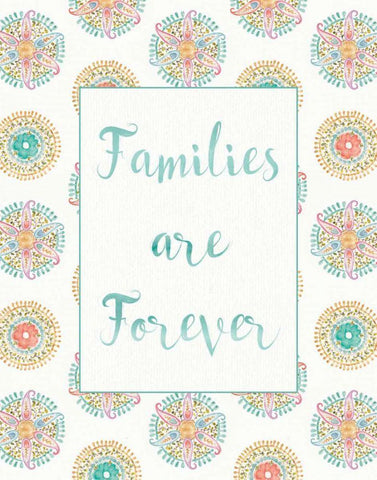 Rainbow Seeds Families Black Ornate Wood Framed Art Print with Double Matting by Audit, Lisa