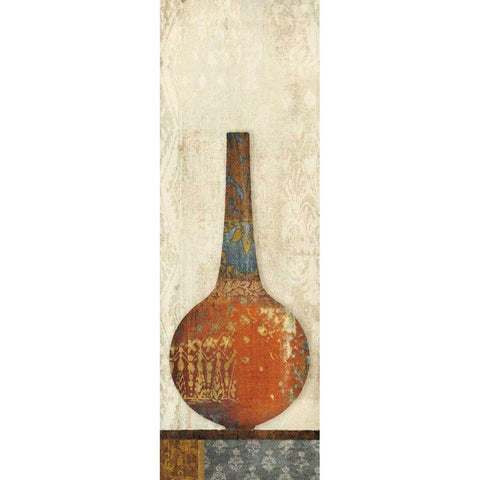 Indian Vessels I v2 Black Modern Wood Framed Art Print by Hershey, Moira