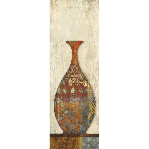 Indian Vessels II v2 White Modern Wood Framed Art Print by Hershey, Moira