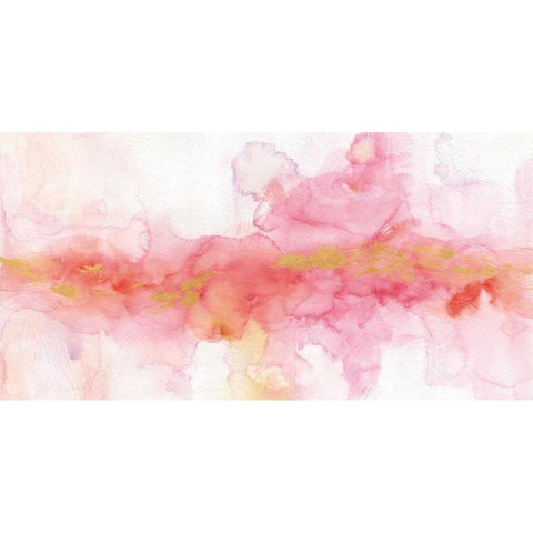 Rainbow Seeds Abstract Gold Gold Ornate Wood Framed Art Print with Double Matting by Audit, Lisa