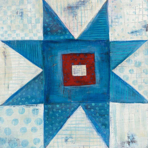 Modern Americana II White Modern Wood Framed Art Print by Averinos, Melissa