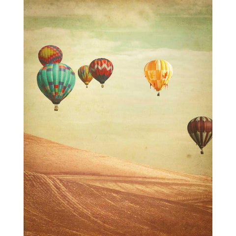 Wanderers Gold Ornate Wood Framed Art Print with Double Matting by Bevan, Keri