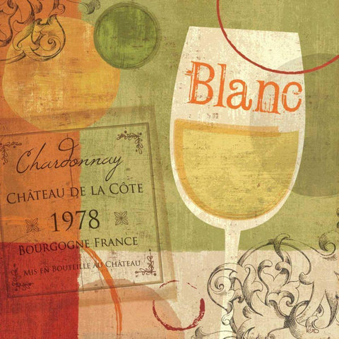 Cheers! Blanc Black Modern Wood Framed Art Print with Double Matting by Charron, Veronique