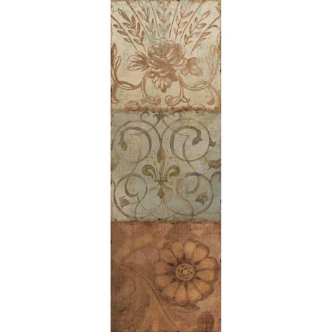 Taupe Majesty I White Modern Wood Framed Art Print by Audit, Lisa
