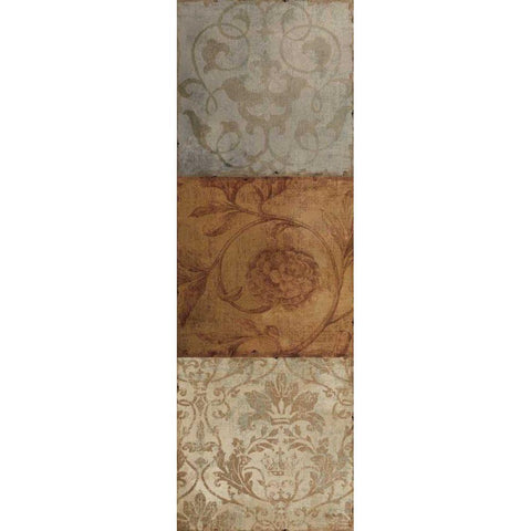 Taupe Majesty II White Modern Wood Framed Art Print by Audit, Lisa
