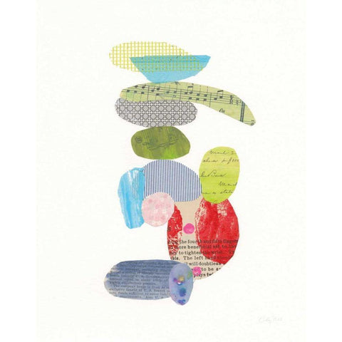Whimsy III White Modern Wood Framed Art Print by Prahl, Courtney