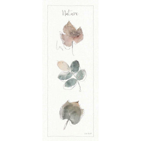 A Woodland Walk XVII Black Modern Wood Framed Art Print with Double Matting by Audit, Lisa