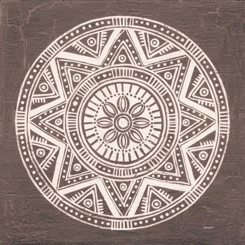 Seville I FB Spice Black Modern Wood Framed Art Print with Double Matting by Lovell, Kathrine