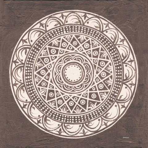 Seville III FB Spice Black Modern Wood Framed Art Print by Lovell, Kathrine