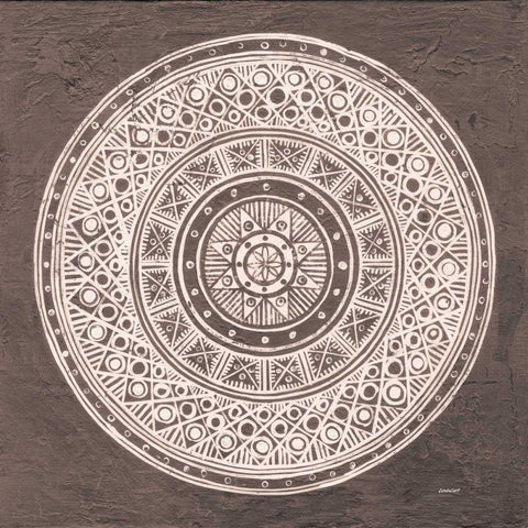 Seville IV FB Spice Black Ornate Wood Framed Art Print with Double Matting by Lovell, Kathrine