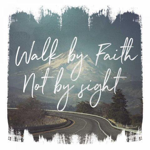 Wild Wishes III Walk by Faith Gold Ornate Wood Framed Art Print with Double Matting by Marshall, Laura