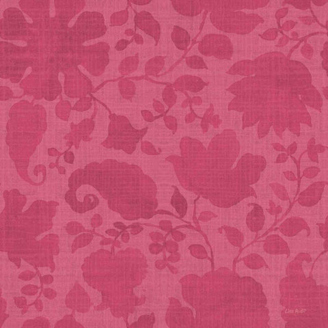 PinK Garden Step 04A White Modern Wood Framed Art Print with Double Matting by Audit, Lisa