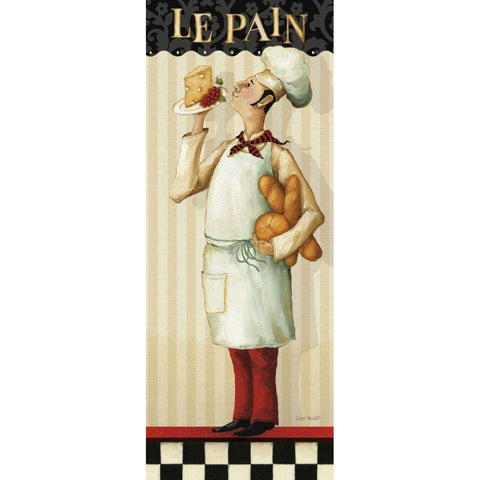 Chefs Masterpiece III Black Modern Wood Framed Art Print with Double Matting by Audit, Lisa