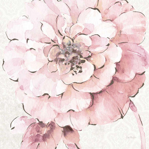 Indigold VII Pink Black Ornate Wood Framed Art Print with Double Matting by Audit, Lisa