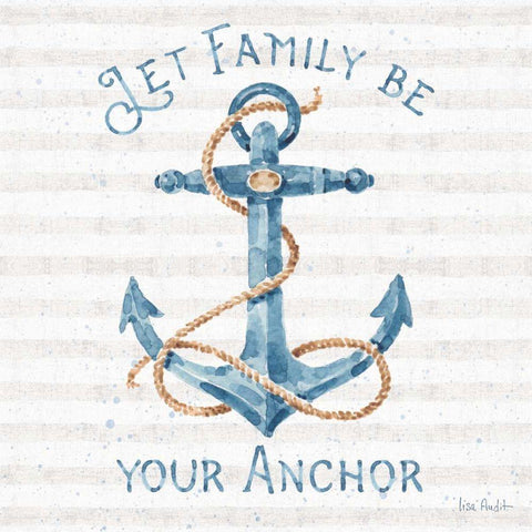 Nautical Life IV White Modern Wood Framed Art Print with Double Matting by Audit, Lisa