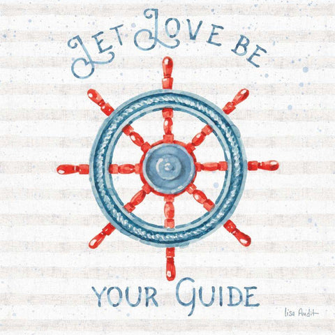 Nautical Life V White Modern Wood Framed Art Print with Double Matting by Audit, Lisa