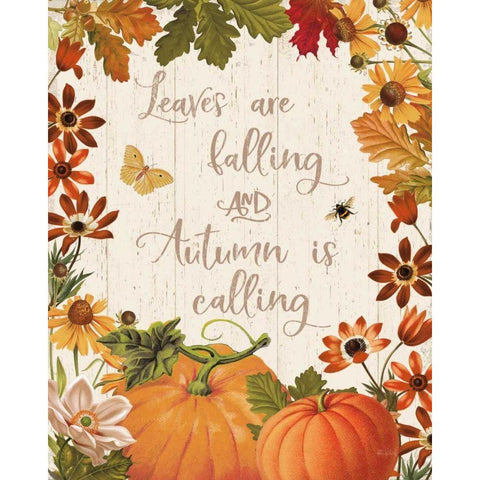 Fall Garden III v2 Black Modern Wood Framed Art Print by Pertiet, Katie