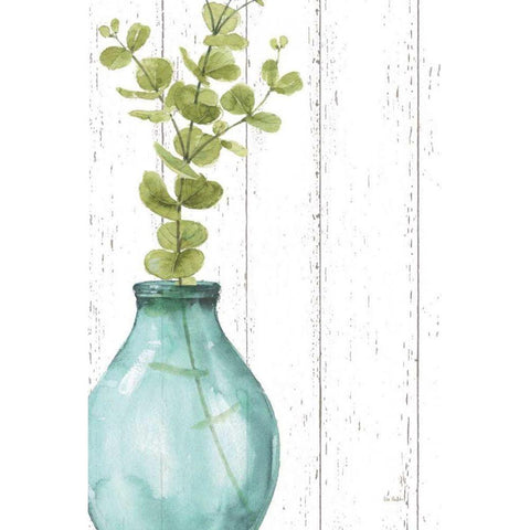 Mixed Greens LXXXV Shiplap Crop White Modern Wood Framed Art Print by Audit, Lisa
