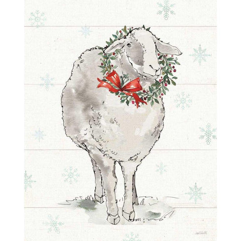Modern Farmhouse XI Christmas Black Modern Wood Framed Art Print with Double Matting by Tavoletti, Anne