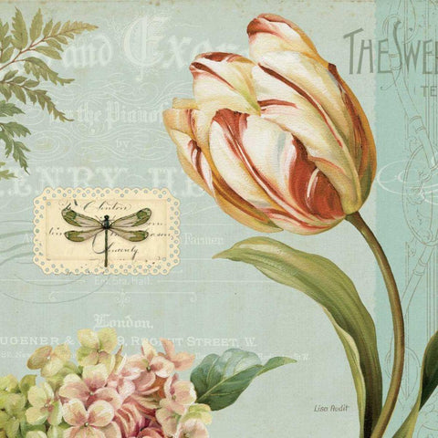 Mothers Treasure II Gold Ornate Wood Framed Art Print with Double Matting by Audit, Lisa