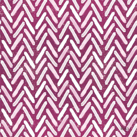 Festive Forest Pattern VIE White Modern Wood Framed Art Print by Charron, Veronique