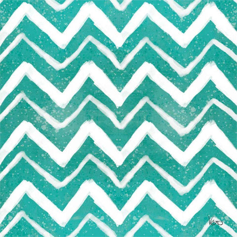 Festive Forest Pattern VIIIE White Modern Wood Framed Art Print by Charron, Veronique