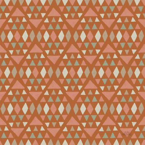Gone Glamping Pattern VIIIB Gold Ornate Wood Framed Art Print with Double Matting by Marshall, Laura