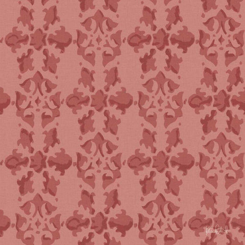 Vintage Petals Pattern VD Gold Ornate Wood Framed Art Print with Double Matting by Pertiet, Katie