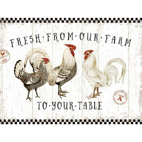 Free Range Fresh I v2 White Modern Wood Framed Art Print by Pertiet, Katie
