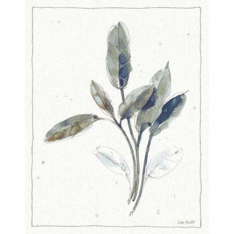 A Country Weekend IV with Navy White Modern Wood Framed Art Print by Audit, Lisa