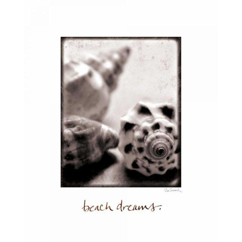 Beach Dreams Black Modern Wood Framed Art Print by Schlabach, Sue