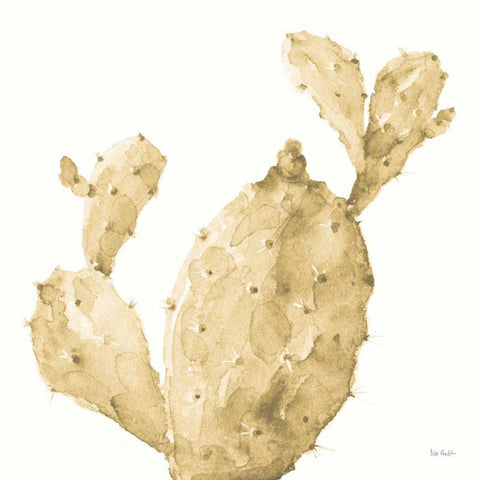 Mixed Greens XXXV Gold White Modern Wood Framed Art Print by Audit, Lisa