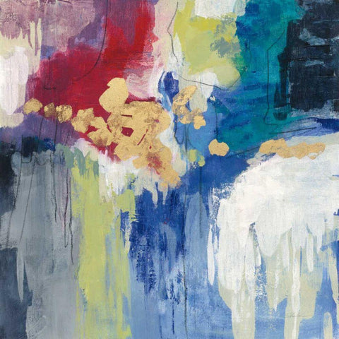 Sparkle Abstract III White Modern Wood Framed Art Print by Vassileva, Silvia