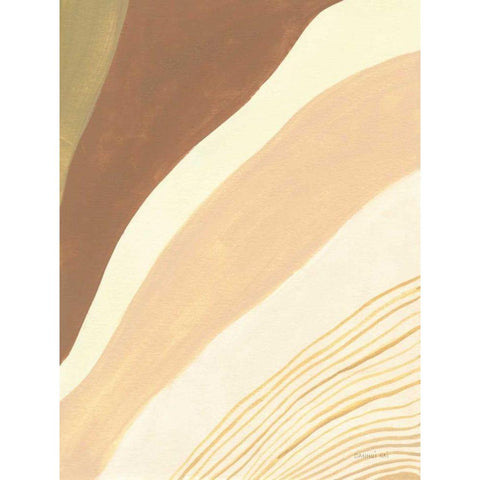 Retro Abstract IV Black Modern Wood Framed Art Print with Double Matting by Nai, Danhui