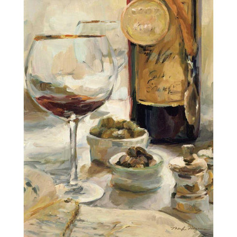 Award Winning Wine I Black Modern Wood Framed Art Print by Hageman, Marilyn