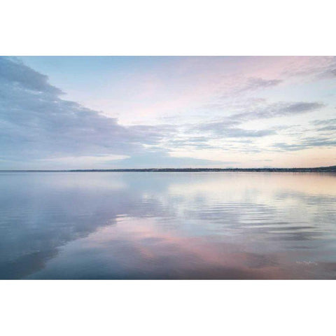 Bellingham Bay Clouds Reflection II Black Modern Wood Framed Art Print by Majchrowicz, Alan
