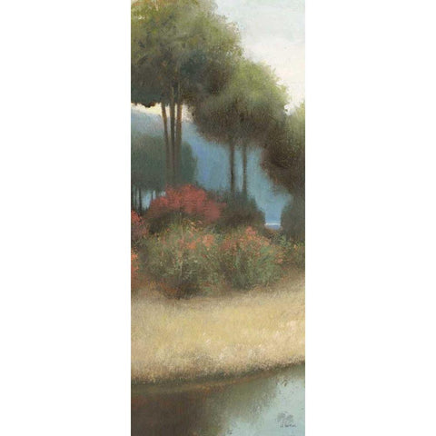 By the Waterways I Crop I Gold Ornate Wood Framed Art Print with Double Matting by Wiens, James