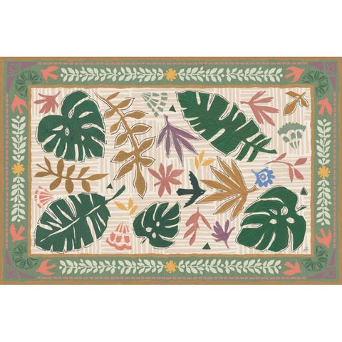 Desert Flair I Color Gold Ornate Wood Framed Art Print with Double Matting by Brissonnet, Daphne