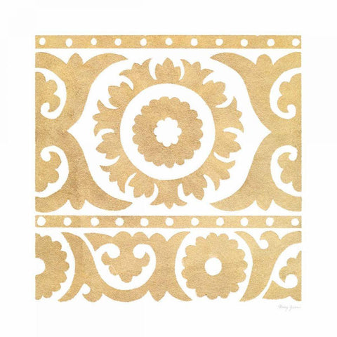 Simply Elegant III Gold Ornate Wood Framed Art Print with Double Matting by Green, Nancy