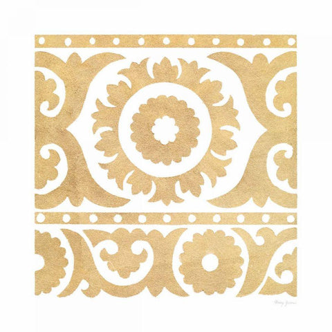 Simply Elegant III Black Ornate Wood Framed Art Print with Double Matting by Green, Nancy