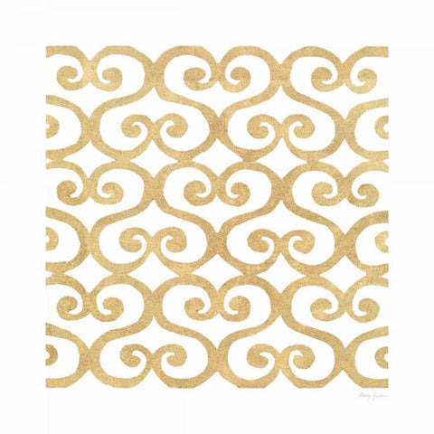Simply Elegant VI Black Ornate Wood Framed Art Print with Double Matting by Green, Nancy