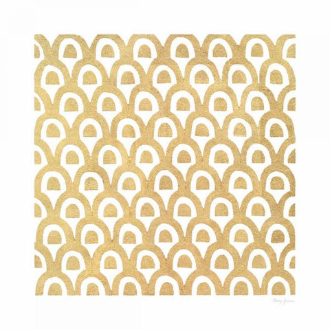 Simply Elegant XII Black Ornate Wood Framed Art Print with Double Matting by Green, Nancy