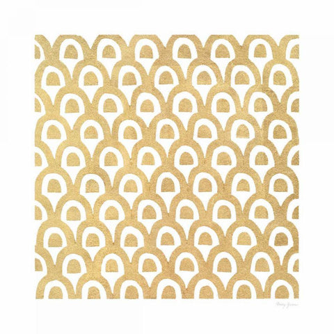 Simply Elegant XII Gold Ornate Wood Framed Art Print with Double Matting by Green, Nancy