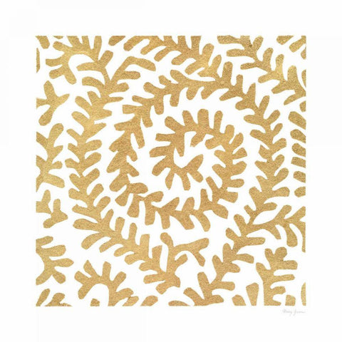 Simply Elegant XIII Gold Ornate Wood Framed Art Print with Double Matting by Green, Nancy