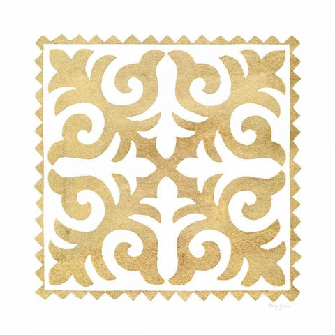 Simply Elegant XV Black Ornate Wood Framed Art Print with Double Matting by Green, Nancy