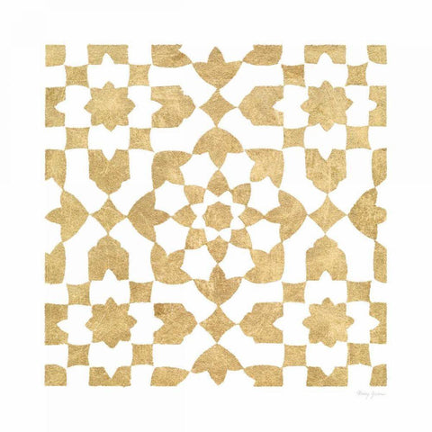 Simply Elegant XVI Gold Ornate Wood Framed Art Print with Double Matting by Green, Nancy